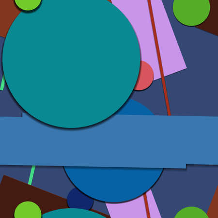Flat material design - Creative vector trend seamless.のイラスト素材