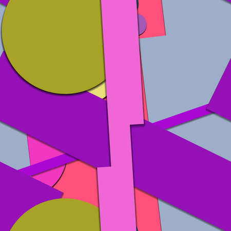 Flat material design - Creative vector trend seamless.のイラスト素材