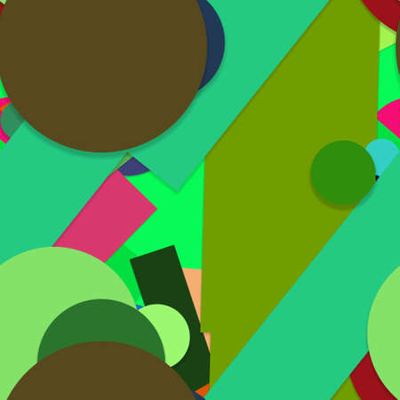 Flat material design - Creative vector trend seamless.のイラスト素材