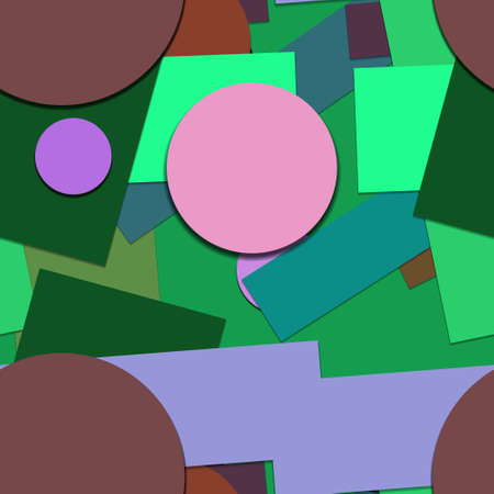 Flat material design - Creative vector trend seamless.のイラスト素材