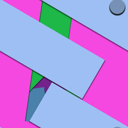 Flat material design - Creative vector trend seamless.のイラスト素材