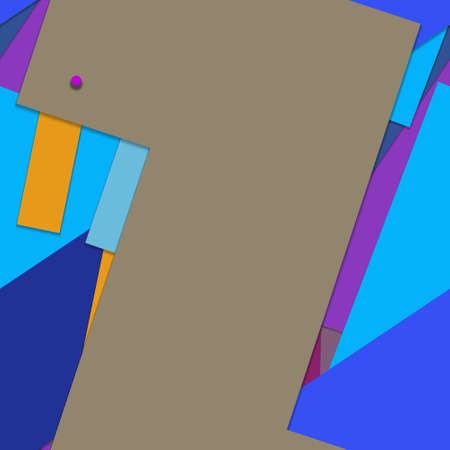 Flat material design - Creative vector trend seamless.のイラスト素材