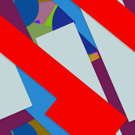 Flat material design - Creative vector trend seamless.のイラスト素材