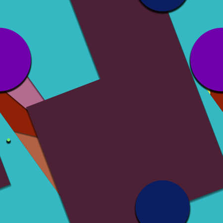 Flat material design - Creative vector trend seamless.のイラスト素材