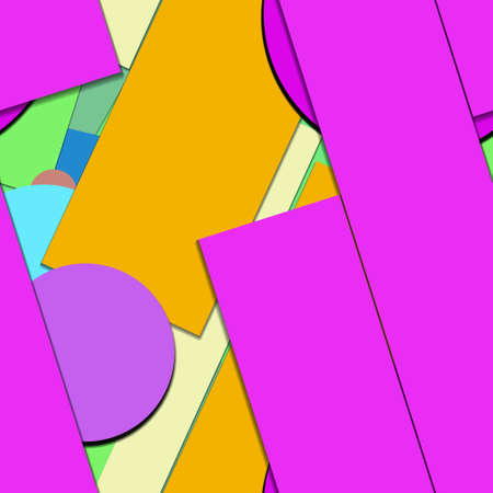 Flat material design - Creative vector trend seamless.のイラスト素材
