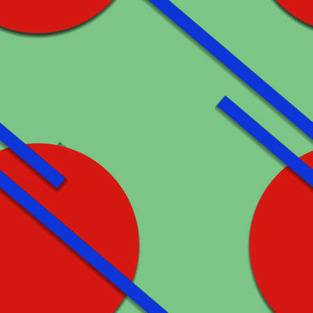 Flat material design - Creative vector trend seamless.