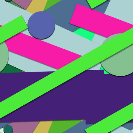 Flat material design - Creative vector trend seamless.のイラスト素材