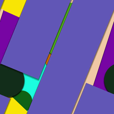 Flat material design - Creative vector trend seamless.のイラスト素材