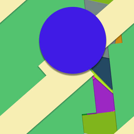 Flat material design - Creative vector trend seamless.のイラスト素材