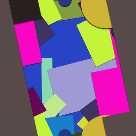 Flat material design - Creative vector trend seamless.のイラスト素材