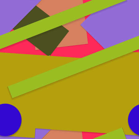 Flat material design - Creative vector trend seamless.のイラスト素材
