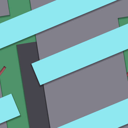 Flat material design - Creative vector trend seamless.