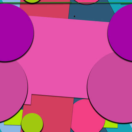 Flat material design - Creative vector trend seamless.のイラスト素材