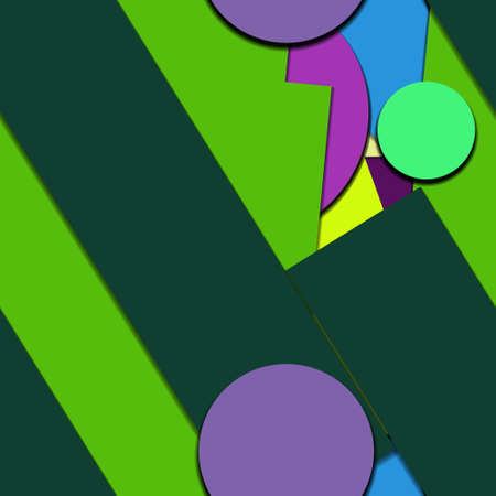 Flat material design - Creative vector trend seamless.のイラスト素材