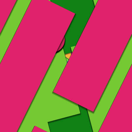 Flat material design - Creative vector trend seamless.のイラスト素材