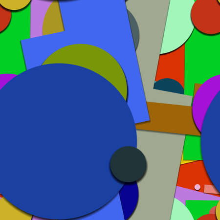 Flat material design - Creative vector trend seamless.のイラスト素材