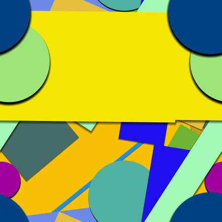 Flat material design - Creative vector trend seamless.のイラスト素材