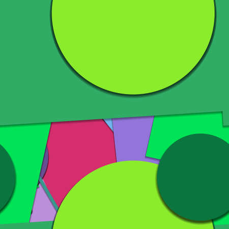 Flat material design - Creative vector trend seamless.のイラスト素材
