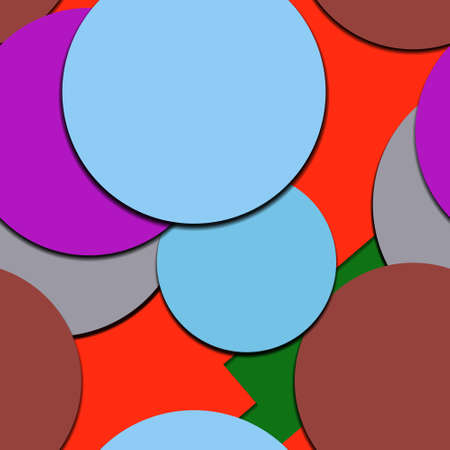 Flat material design - Creative vector trend seamless.のイラスト素材
