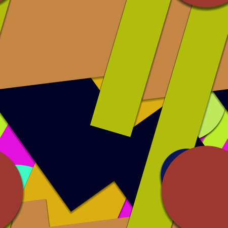 Flat material design - Creative vector trend seamless.のイラスト素材