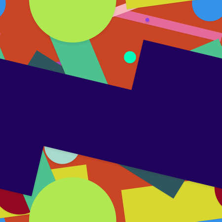 Flat material design - Creative vector trend seamless.のイラスト素材