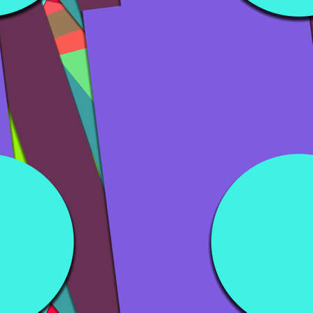 Flat material design - Creative vector trend seamless.のイラスト素材