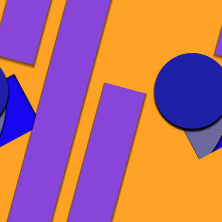 Flat material design - Creative vector trend seamless.のイラスト素材