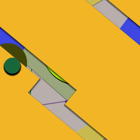 Flat material design - Creative vector trend seamless.のイラスト素材