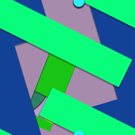 Flat material design - Creative vector trend seamless.のイラスト素材