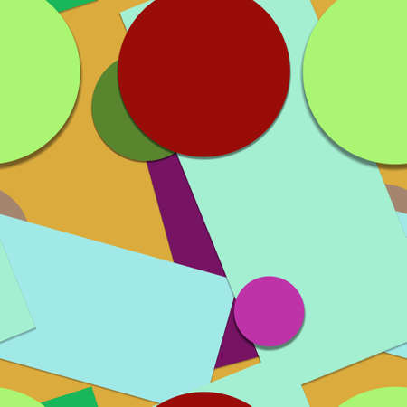Flat material design - Creative vector trend seamless.のイラスト素材