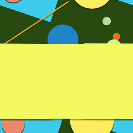 Flat material design - Creative vector trend seamless.のイラスト素材