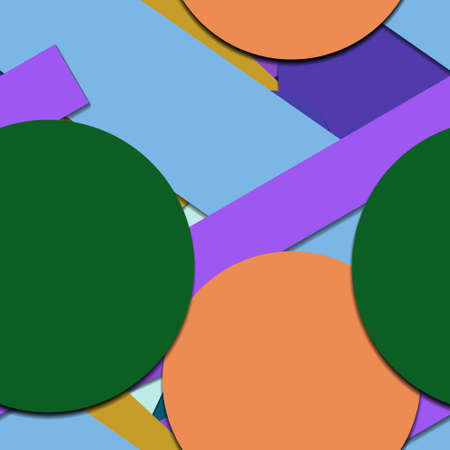 Flat material design - Creative vector trend seamless.のイラスト素材