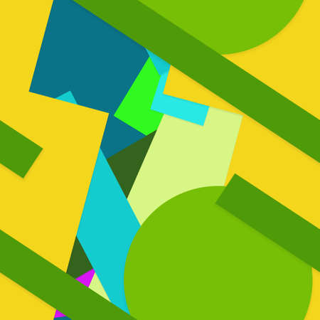 Flat material design - Creative vector trend seamless.のイラスト素材