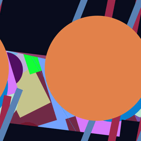 Flat material design - Creative vector trend seamless.のイラスト素材