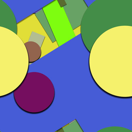 Flat material design - Creative vector trend seamless.のイラスト素材