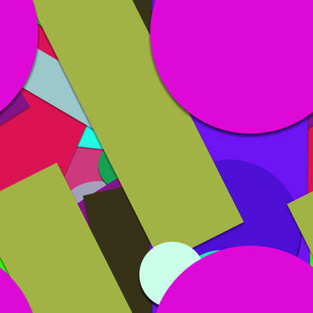 Flat material design - Creative vector trend seamless.のイラスト素材