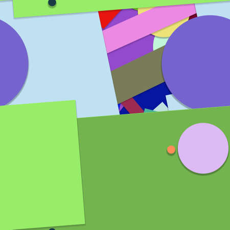 Flat material design - Creative vector trend seamless.のイラスト素材