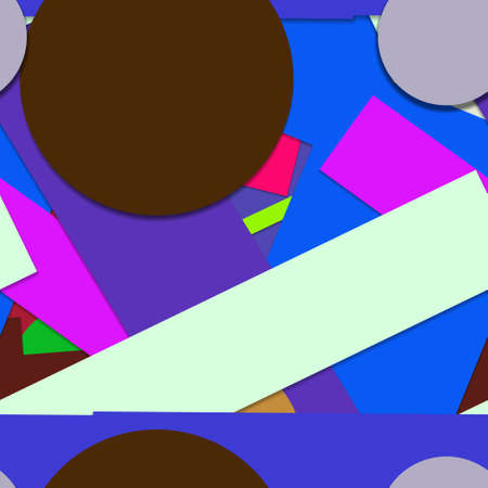 Flat material design - Creative vector trend seamless.のイラスト素材