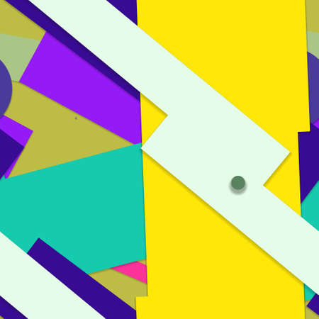 Flat material design - Creative vector trend seamless.のイラスト素材