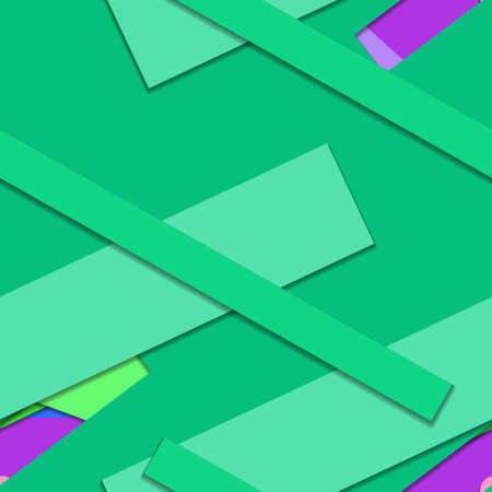Flat material design - Creative vector trend seamless.のイラスト素材
