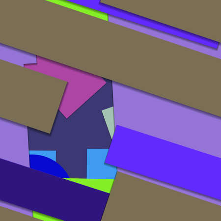 Flat material design - Creative vector trend seamless.のイラスト素材