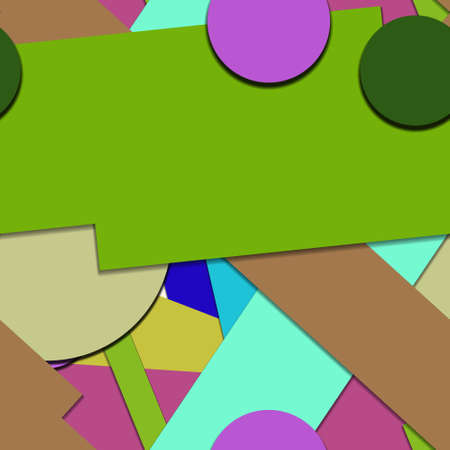 Flat material design - Creative vector trend seamless.のイラスト素材