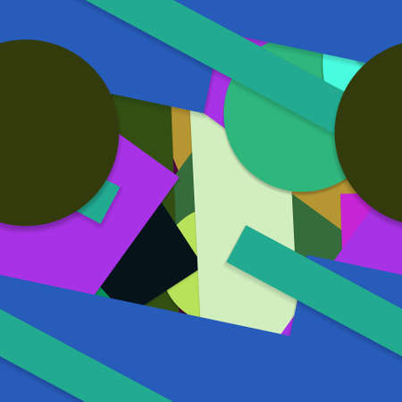 Flat material design - Creative vector trend seamless.のイラスト素材