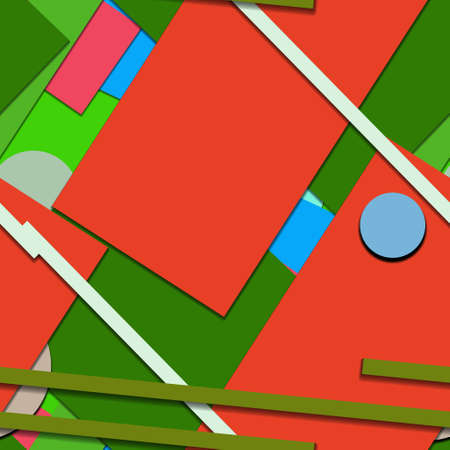 Flat material design - Creative vector trend seamless.のイラスト素材