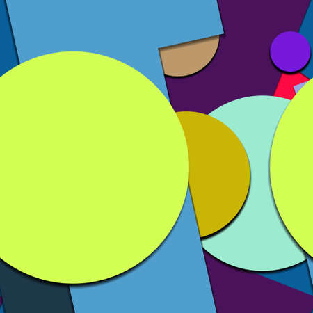 Flat material design - Creative vector trend seamless.のイラスト素材
