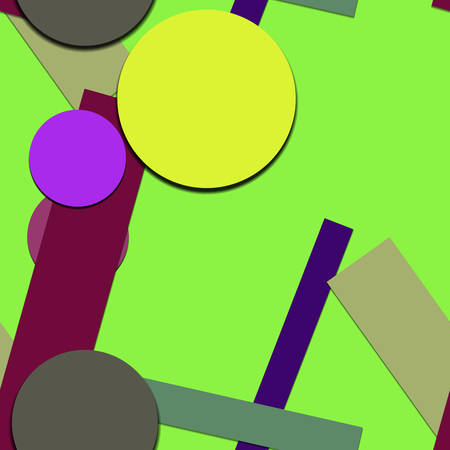 Flat material design - Creative vector trend seamless.のイラスト素材