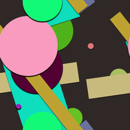 Flat material design - Creative vector trend seamless.のイラスト素材