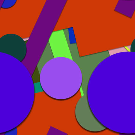 Flat material design - Creative vector trend seamless.のイラスト素材