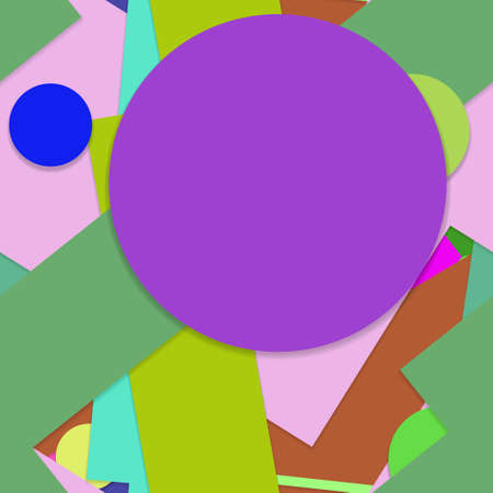 Flat material design - Creative vector trend seamless.のイラスト素材