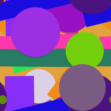 Flat material design - Creative vector trend seamless.のイラスト素材
